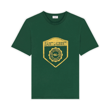Тениска Saint Laurent T-Shirt Зелено | 686609 Y36RO 3842, 0