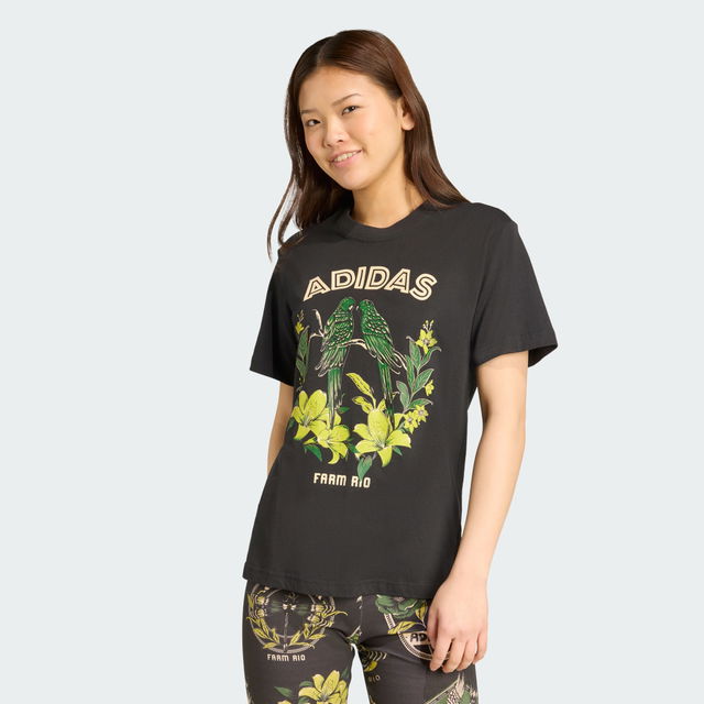 FARM Rio Parrot Floral Graphic T-Shirt