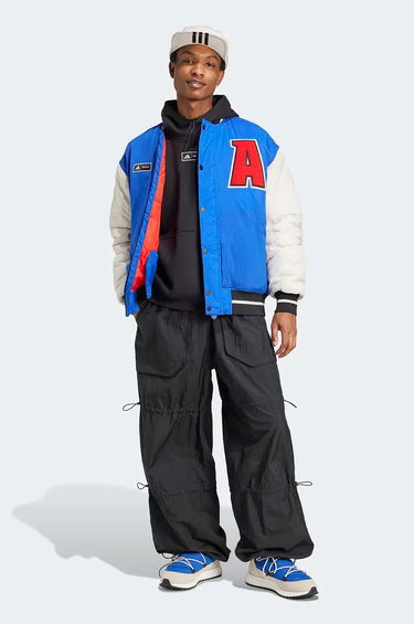 Яке бомбър adidas Originals adidas x Moon Boot Varsity Jacket Синьо | IY8048, 7