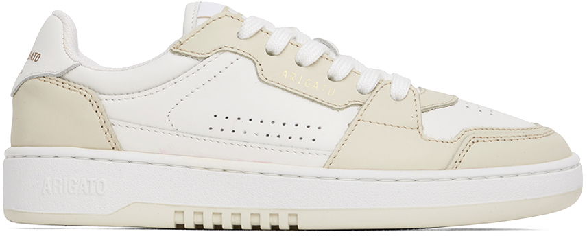 Кецове и обувки AXEL ARIGATO White & Beige Dice Lo Sneakers Бежово | F1192004, 0