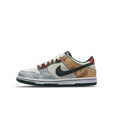 Кецове и обувки Nike Dunk Low SE "Sail Multi-Camo" GS Многоцветен | DB1909-100, 0