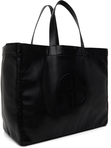 Голяма пазарска чанта Anine Bing Large Leather Tote Bag Черно | A-13-2148-005, 1