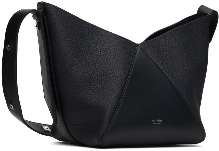 Чанта през рамо Max Mara Max Mara Small Leather Shoulder Bag Черно | 2424516041600, 1