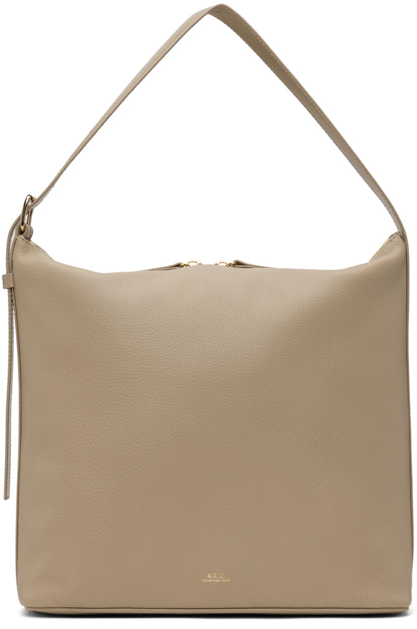 Облекло A.P.C. Beige Vera Tote Бежово | PXBVS-F61902