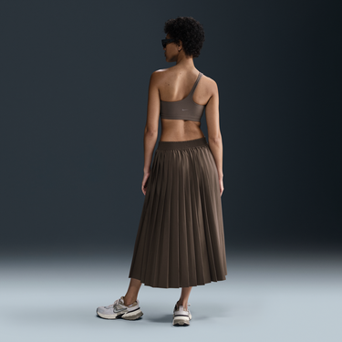 Пола Nike 24.7 PerfectStretch Dri-FIT Pleated Skirt Кафяво | HQ8153-004, 2