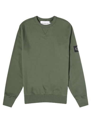 Badge Crew Sweat Thyme