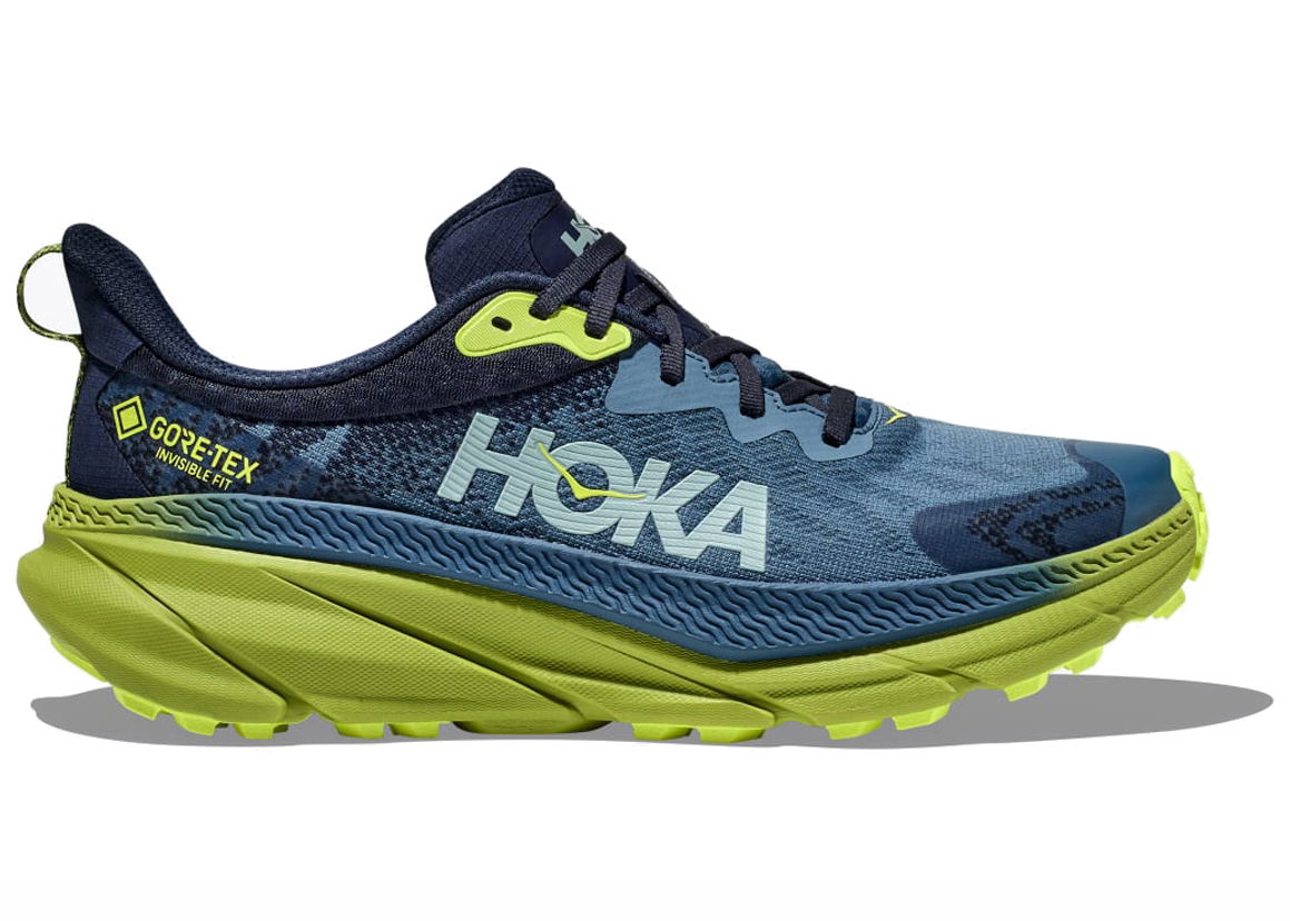 Кецове и обувки Hoka One One Challenger ATR 7 GTX Outer Space Dark Citron Тъмно синьо | 1134501-OSDC, 0