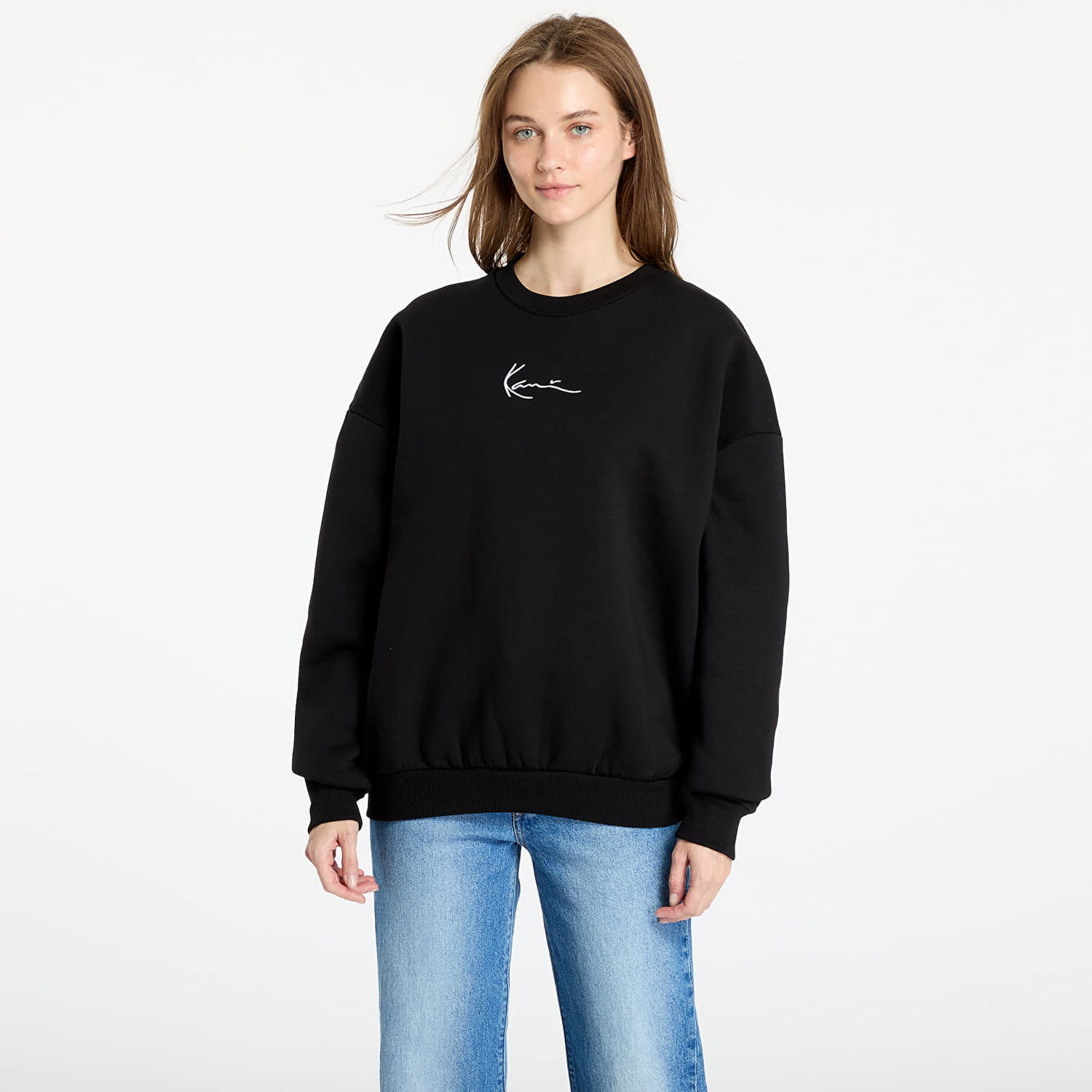 Суитчър Karl Kani Small Signature Essential OS Crew Black Черно | KW-CR021-001-01, 0