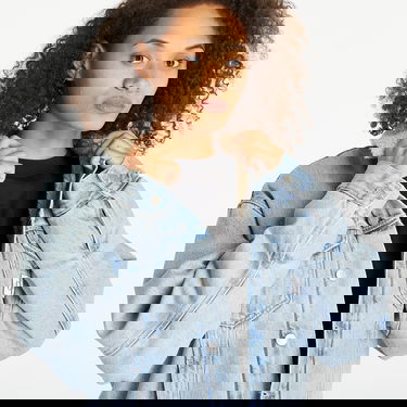 Яке CALVIN KLEIN Sherpa Denim Jacket Синьо | J20J221847 1AA, 1