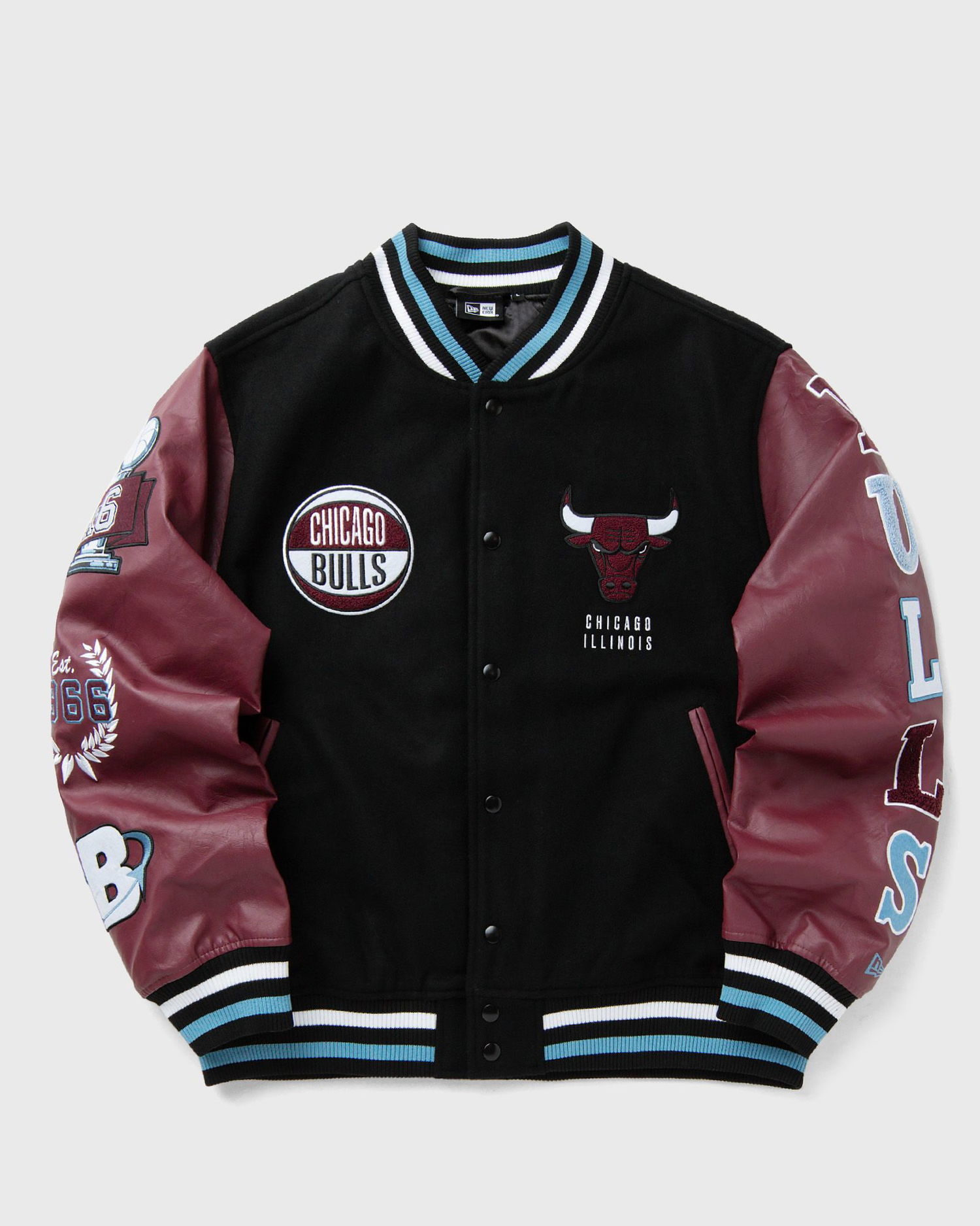 Яке бомбър New Era Chicago Bulls Varsity Jacket Бургунди | 60684336, 0