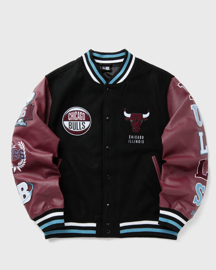 Яке бомбър New Era Chicago Bulls Varsity Jacket Черно | 60684336