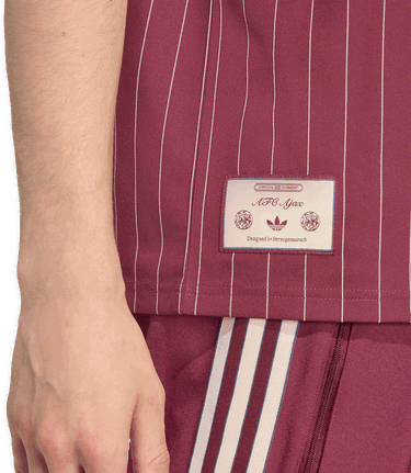 Фланелка adidas Performance Ajax Amsterdam Terrace Icons Soccer Jersey Бургунди | JM7348, 2