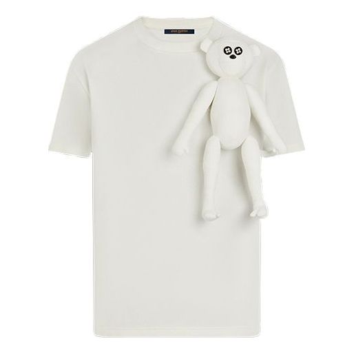 Тениска Louis Vuitton SS21 Doll Pendant Crewneck T-Shirt Бяло | 1A8P0O