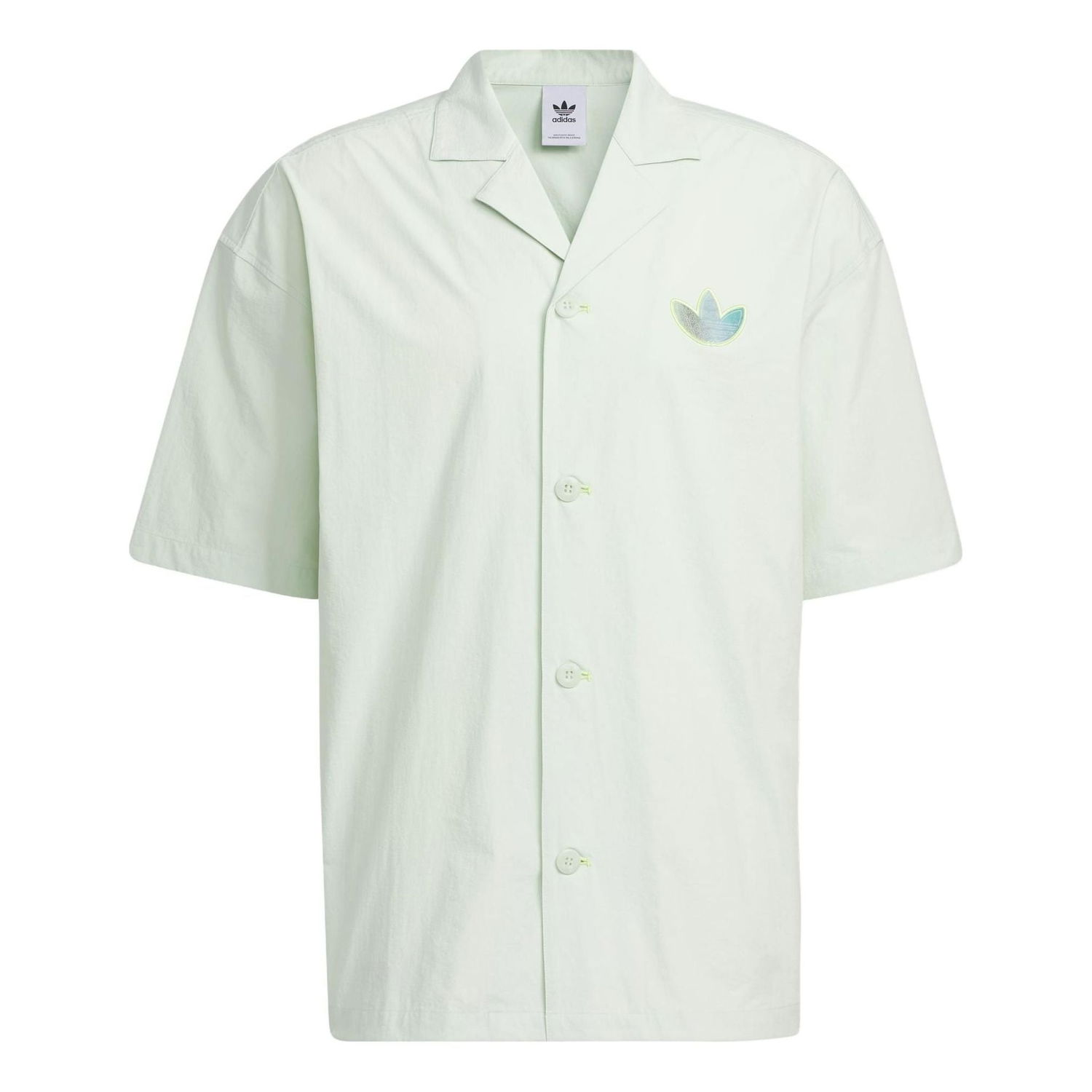 Риза adidas Originals Originals Short Sleeve Shirt Зелено | IK8625, 0