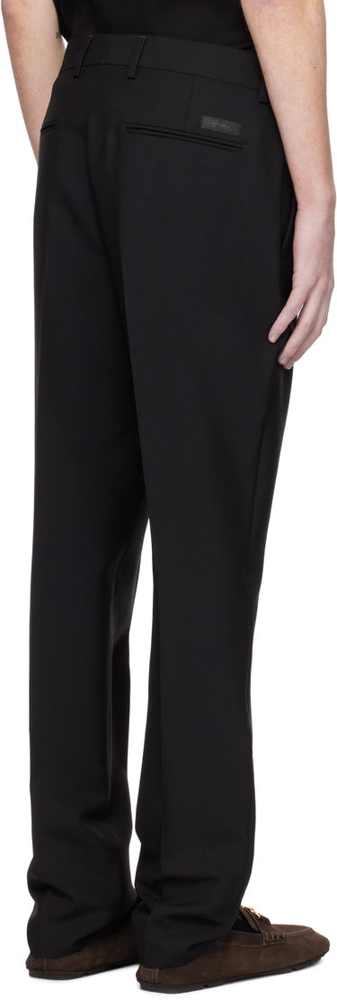 Панталони Versace Formal Mohair-Blend Trousers Черно | 1016648_1A11068, 2