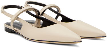 Облекло BY FAR BY FAR Jess Slingback Ballerina Flats Бежово | 23CAJESFCENAP, 3