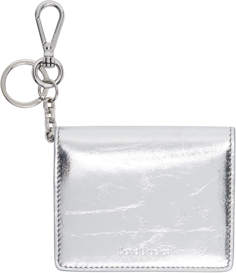 Ключодържатели Acne Studios Acne Studios Folded Leather Wallet Keychain Металик | CG0285-