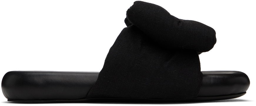 Аксесоари Off-White Off-White Bow Padded Slides Черно | OWIC005S23FAB0011010, 0