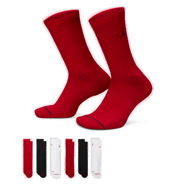 Чорапи Jordan Jordan Everyday Cushioned Crew Socks (6 Pairs) Червено | HV6228-900, 0
