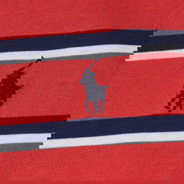 Тениска Polo by Ralph Lauren Polo Ralph Lauren Men's Multi Stripe T-Shirt Spring Red Multi Червено | 710916587002, 1