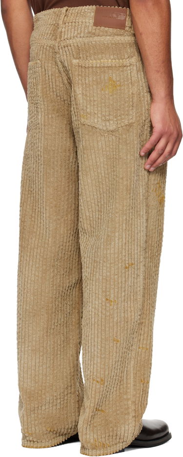 Панталони OUR LEGACY Vast Cut Distressed Corduroy Trousers Бежово | M4255VT, 2