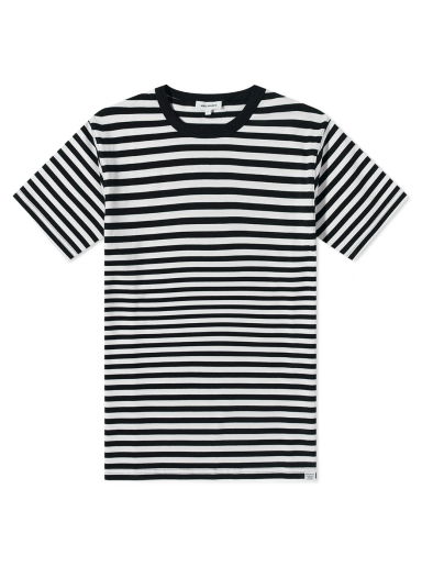 Тениска NORSE PROJECTS Niels Classic Stripe Бяло | N01-0563-9999