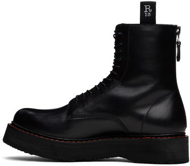 Облекло R13 R13 Single Stack Boots Черно | R13MS025-S001A, 2