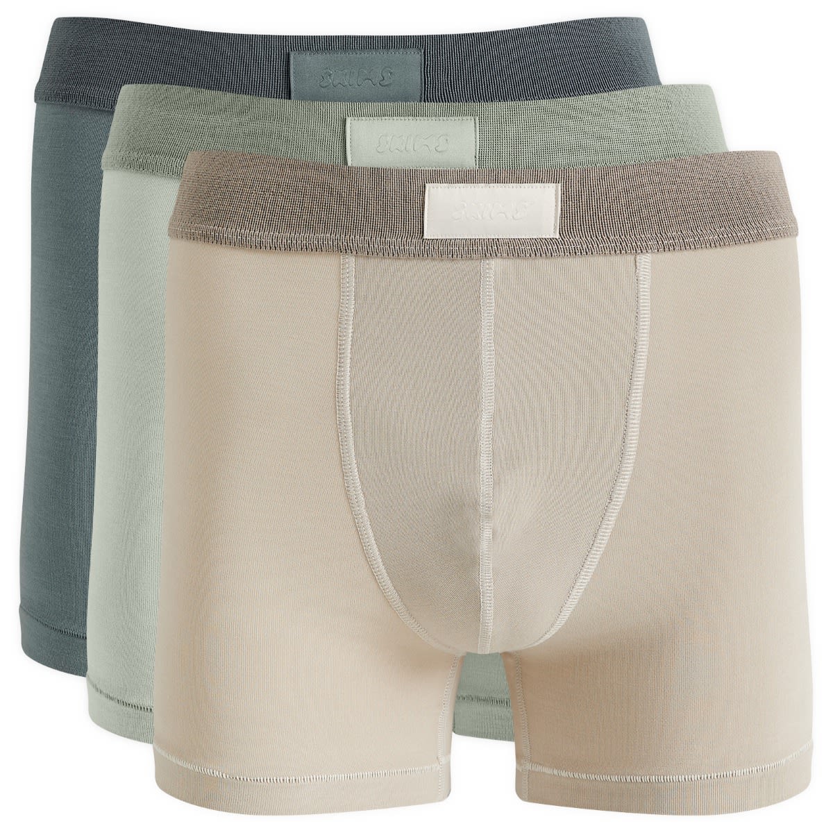Боксерки SKIMS 3" Boxer Brief 3-Pack Бежово | BO-BBR-5634M-ST, 1