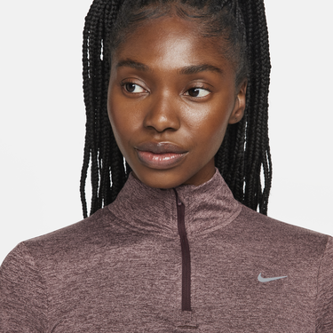 Тениска Nike W NK SWIFT ELMNT DF UV HZ TOP Бургунди | fb4316-652, 4