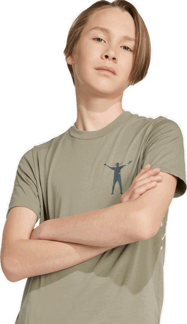 Тениска adidas Performance Jude Bellingham Culturewear Kids' T-Shirt Зелено | JY1877, 2