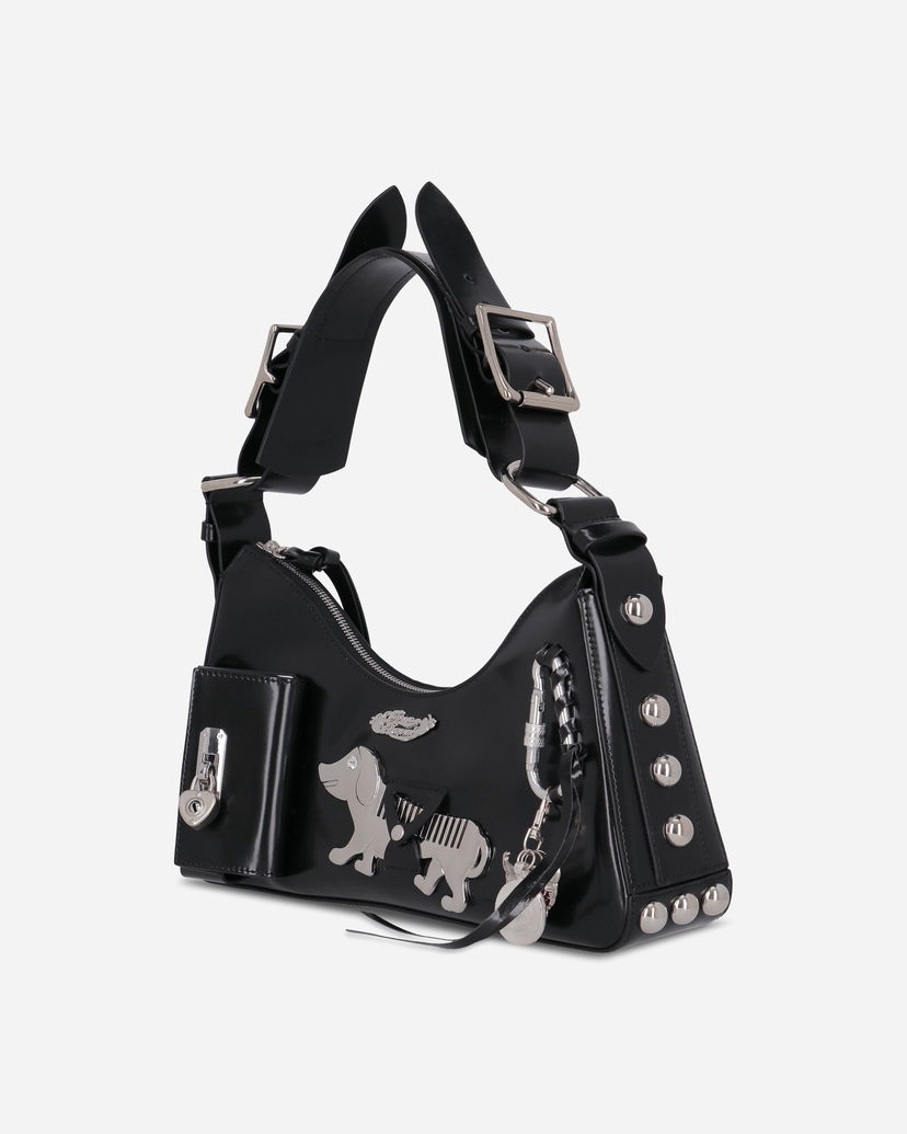 Чанта през рамо Chopova Lowena Mini Sofia Shoulder Bag Черно | 6452 BLCK