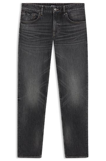 Дънки BOSS Maine Regular-Fit Comfort-Stretch Jeans Сиво | 50544884, 0