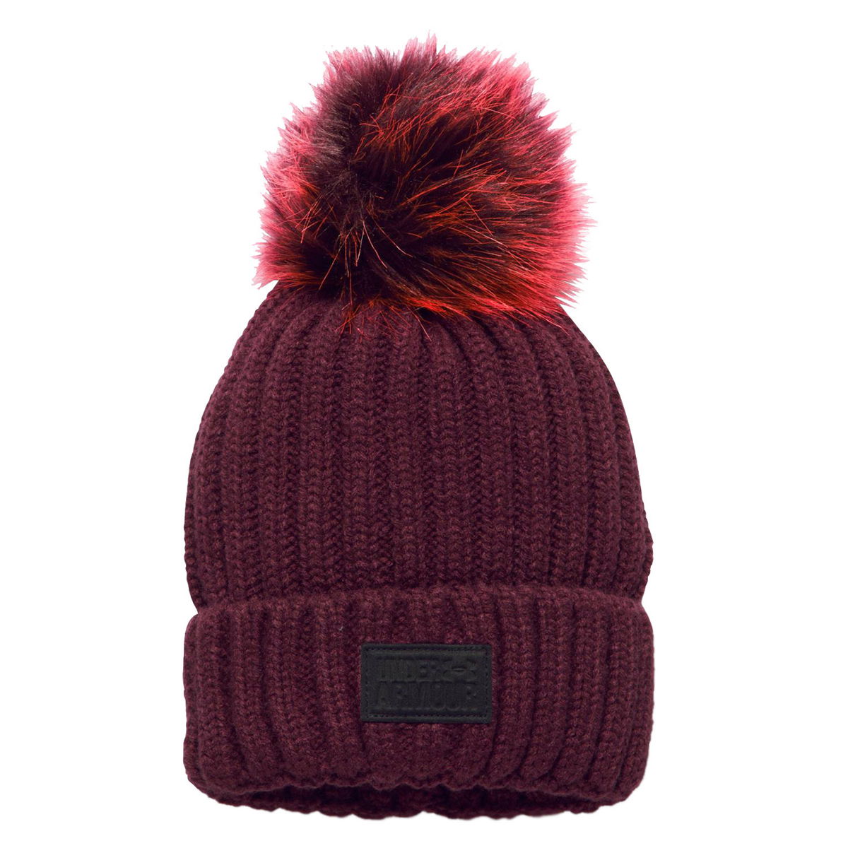Шапка Under Armour Under Armour Snowcrest Pom Beanie Бургунди | 1299905-916, 0