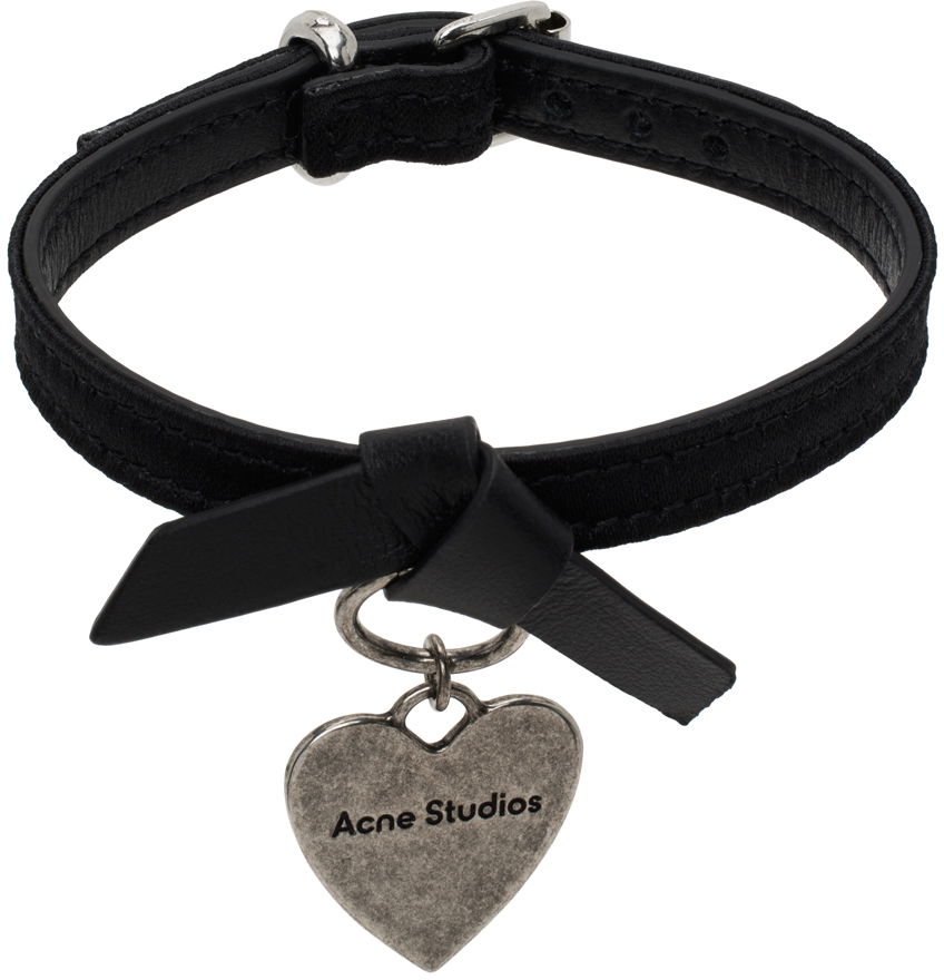 Гривна Acne Studios Musubi Charm Bracelet Черно | C80429-, 0