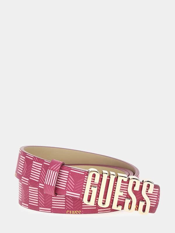 Колани GUESS Geometric-Design Vikky Belt Розово | BW9115P4225, 0