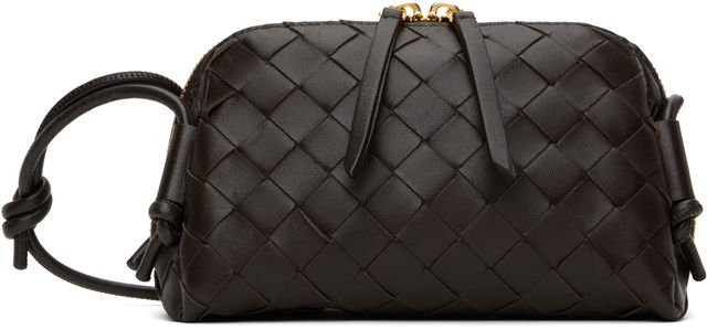 Intrecciato Leather Shoulder Bag