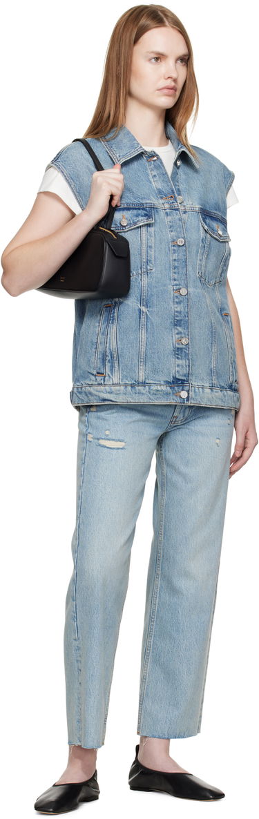 Жилетка Anine Bing ANINE BING Rory Denim Vest Синьо | A-01-10857-WHD37, 3