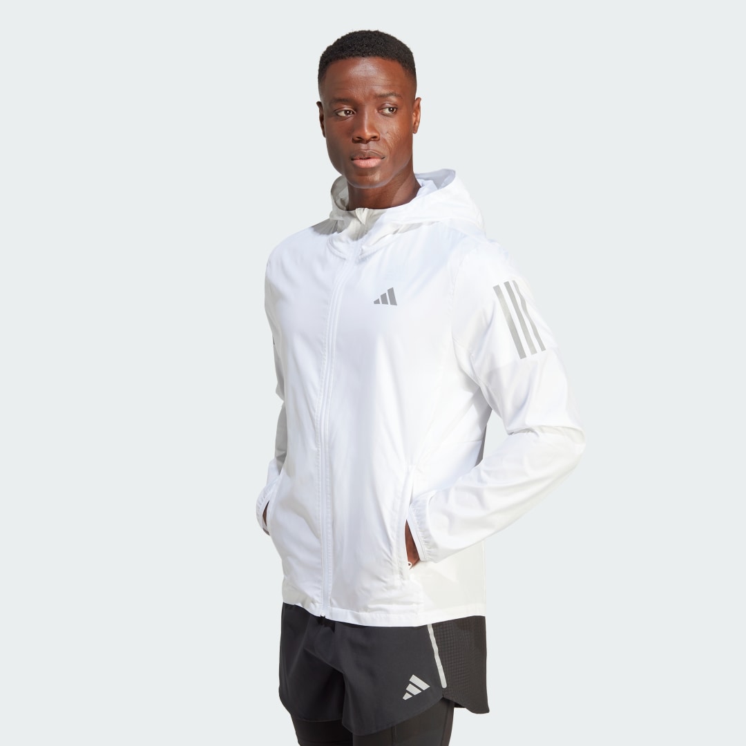 Яке adidas Originals Bunda Own the Run Бяло | IL4789, 1