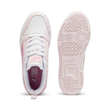 Кецове и обувки Puma Rebound V6 Lo Jr 35,5 Бяло | 393833-08, 4