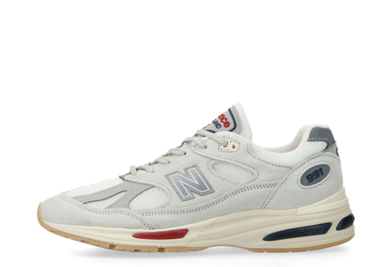 Кецове и обувки New Balance U991 Off White - Made in England US 12 Сиво | U991VS2, 0