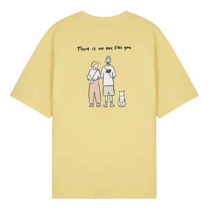 Тениска New Balance Graphic Couple Tee Жълто | 5ED26031-LYL, 0