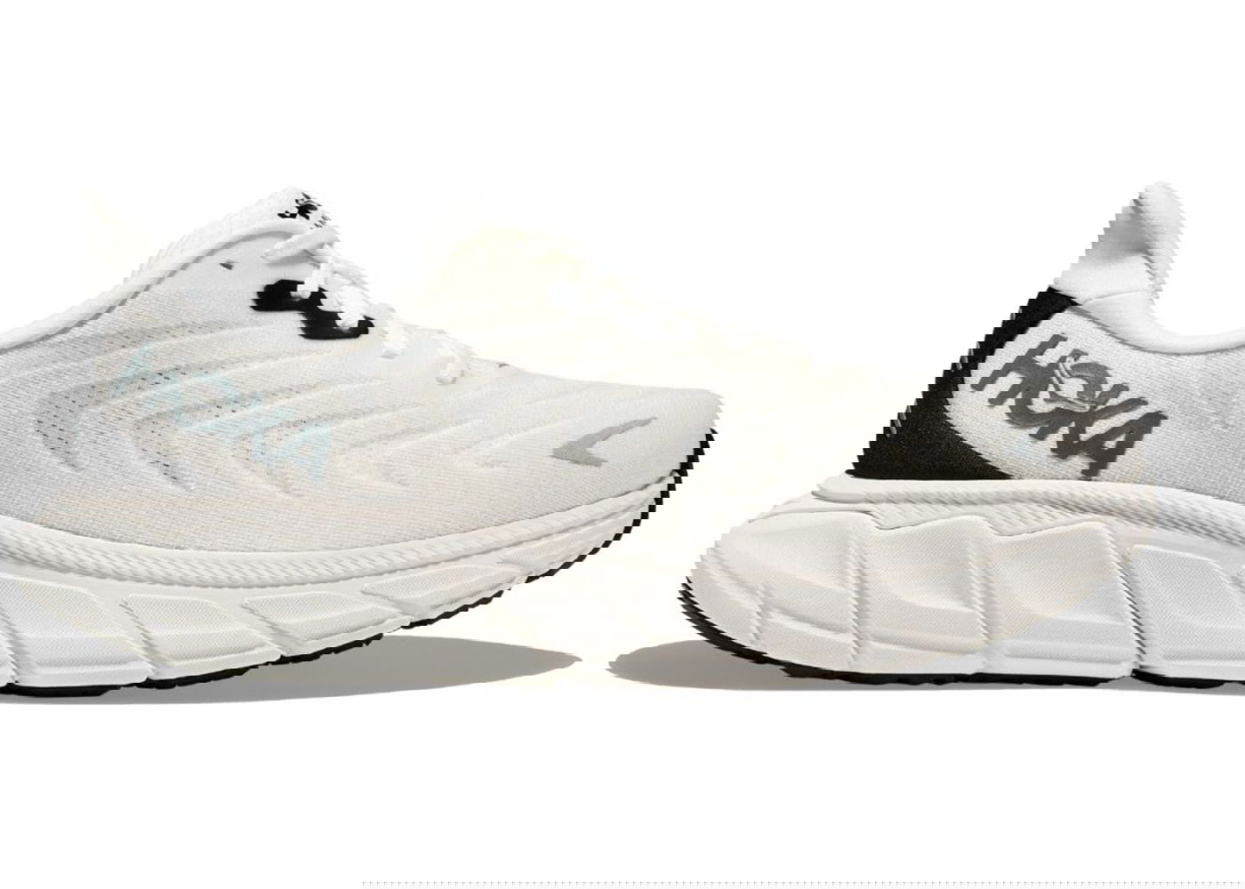 Кецове и обувки Hoka One One Arahi 6 Blanc De Blanc Steel Бяло | 1123194-BDBSW, 0