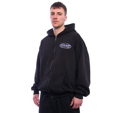 Суитчър Karl Kani Karl Kani Woven Signature Chrome Zip Hoodie Черно | KK-60220175, 0