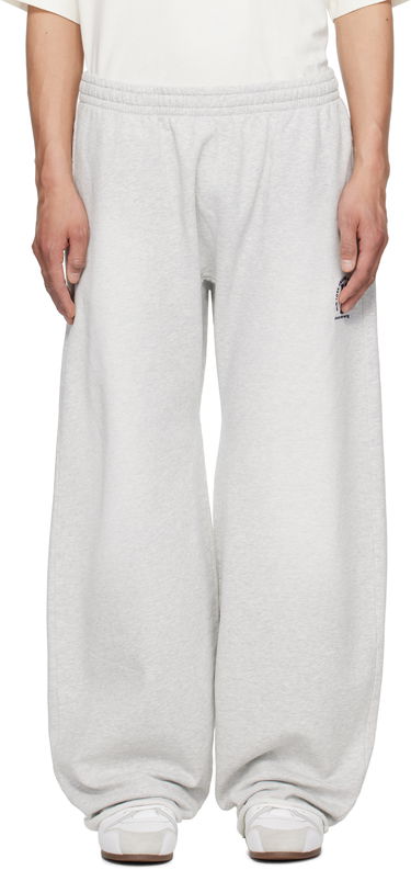 Спортни панталони Alexander Wang Alexander Wang Logo Oversized Cotton Terry Sweatpants Сиво | UCC2254117, 0