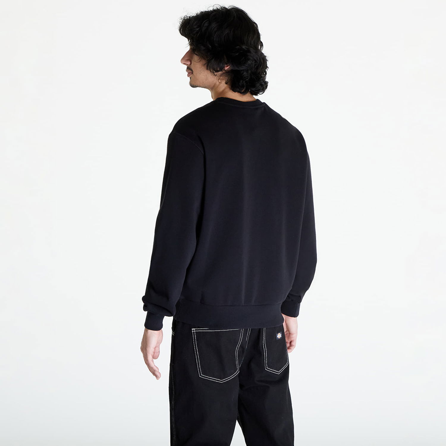 Суитчър Champion Men's hoodie Crewneck Sweatshirt Black Черно | 219839 CHA KK001, 1