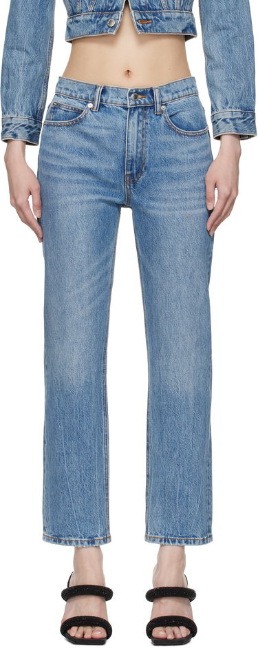 Дънки Alexander Wang Alexander Wang OG High-Rise Stovepipe Jeans Синьо | 4DC1254606, 0