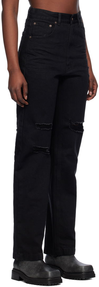 Дънки We11done Distressed Jeans Черно | WD-DP0-24-330-W-BK, 1