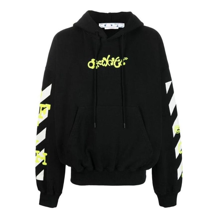 Суитчър Off-White Arrows-Logo Hoodie Черно | OMBB110S23FLE0021050, 0
