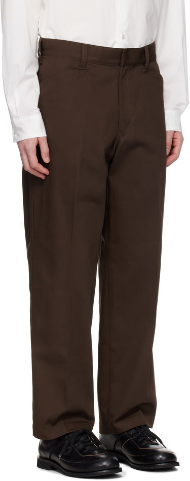 Панталони Neighborhood Neighborhood WP Wide Trousers Кафяво | 251SPNH-PTM01, 1