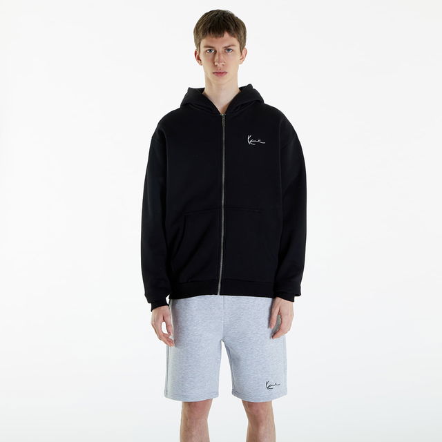 Chest Signature Essential Zip Hoodie Black